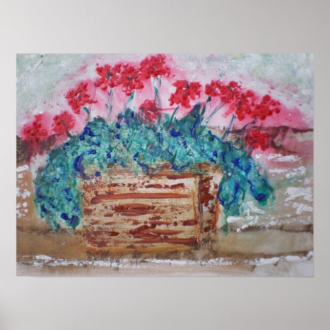 Geraniums Poster (Framsidan)