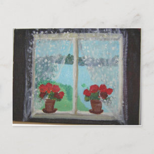 Geraniums Vykort