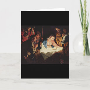 Gerard skåpbil Honthorst Nativity Helgkort