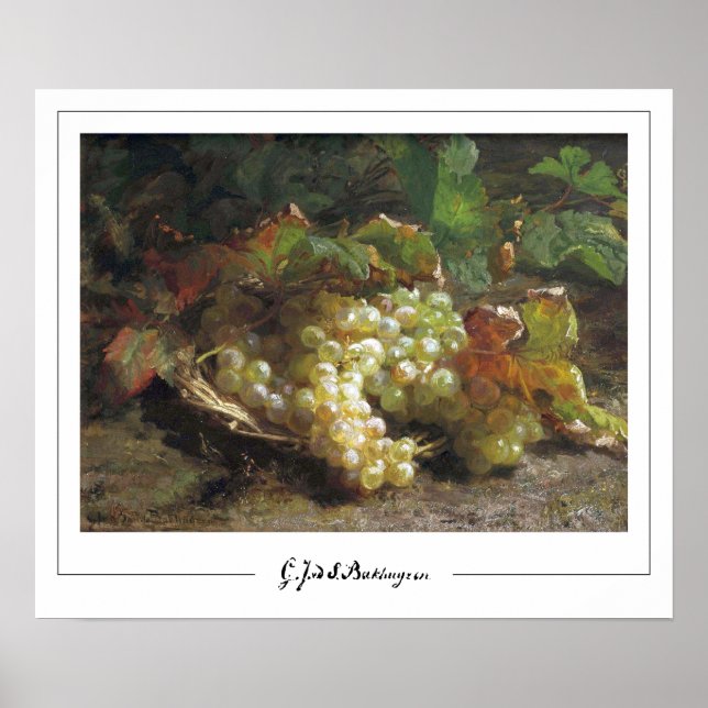 Gerardina van de Sande Bakhuyzen Zedign Art Poster (Framsidan)