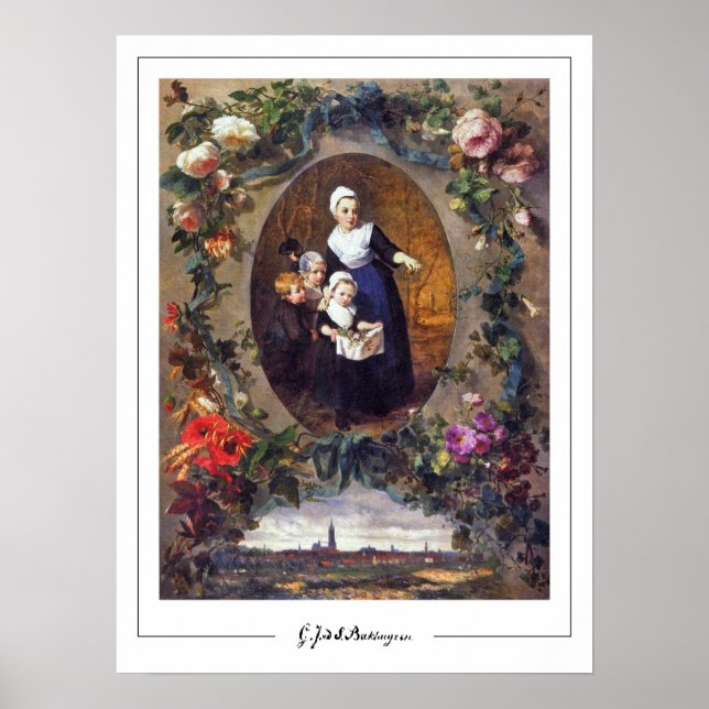 Gerardina van de Sande Bakhuyzen Zedign Art Poster (Framsidan)