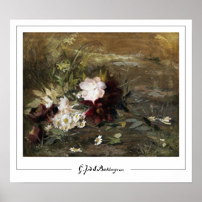 Gerardina van de Sande Bakhuyzen Zedign Art Poster (Framsidan)