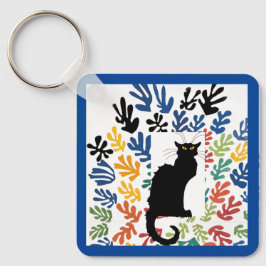 Gerbe by Matisse, Cat Art Parody, Nyckelring