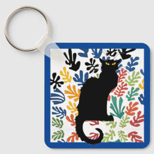 Gerbe by Matisse, Cat Art Parody, Nyckelring