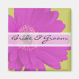 Gerber Daisy Wedding Stickers eller Customize Magnet