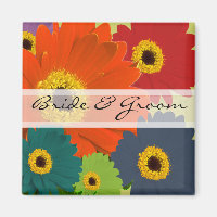 Gerber Daisy Wedding Stickers eller Customize