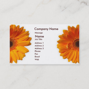 Gerber daisyvisitkort visitkort