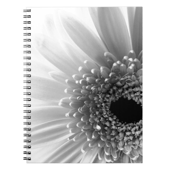 Gerbera Daisy Anteckningsbok Med Spiral (Framsidan)