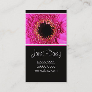 Gerbera Daisy Business Card-mall Visitkort