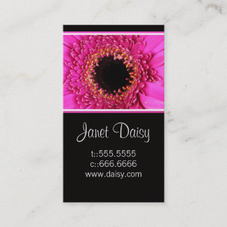Gerbera Daisy Business Card-mall Visitkort