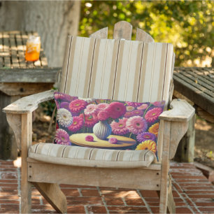 Gerbera Daisy Charm utomhus Lumbarkudde