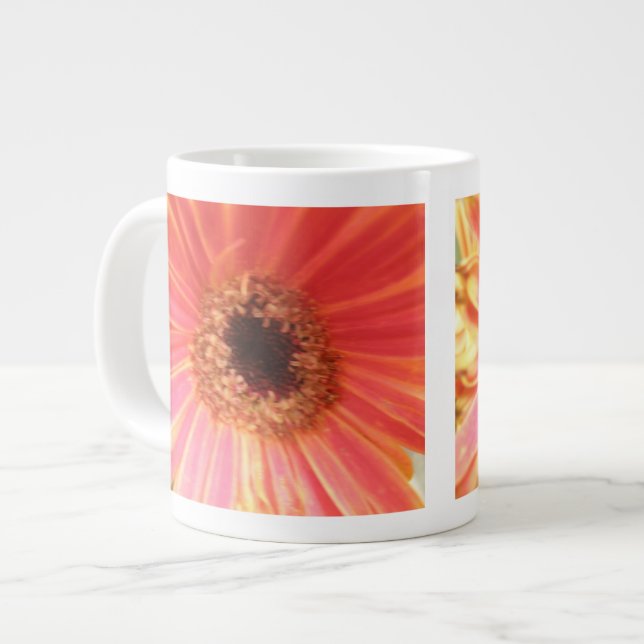 Gerbera Daisy Flower Mugg Jumbo Mugg (Framsida vänster)