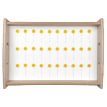 Gerbera daisy för serveringsbricka