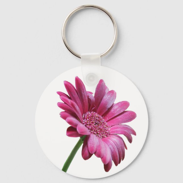 Gerbera Daisy Keychain Nyckelring (Framsida)