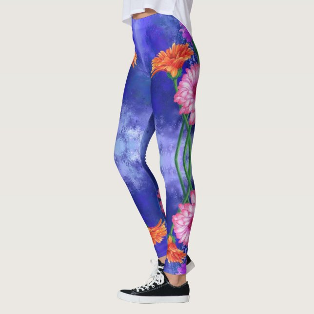 Gerbera Daisy Leggings (Vänster)