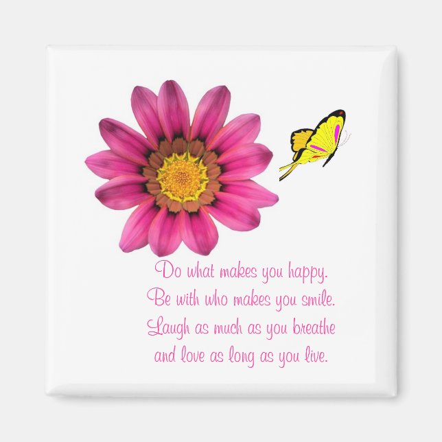 Gerbera Daisy Magnet (Framsidan)