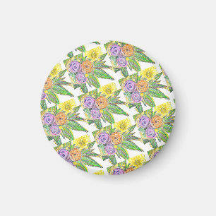 Gerbera Daisy Magnet