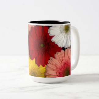 Gerbera Daisy Mugg med All Färg Flowers