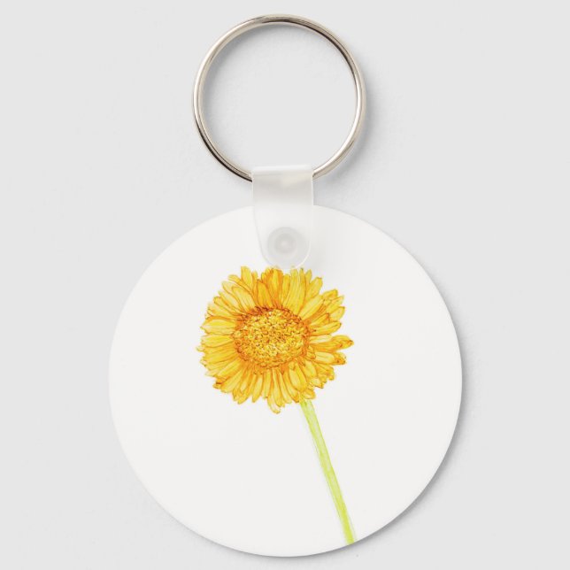 Gerbera daisy nyckelring (Framsida)