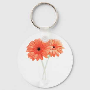 Gerbera-Daisy, Orange Nyckelring