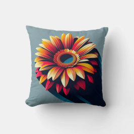 Gerbera Daisy Pillow for Garden-Inspired Comfort Kudde