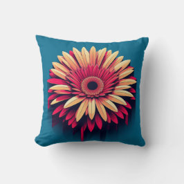 Gerbera Daisy Pillow for Garden-Inspired Comfort Kudde