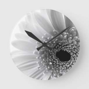 Gerbera Daisy Rund Klocka