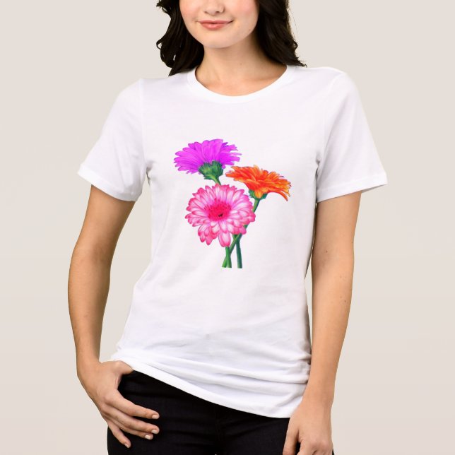 Gerbera Daisy T-Shirt (Framsida)