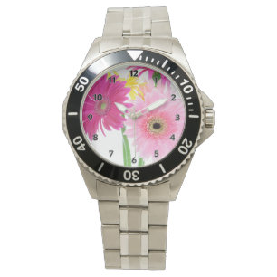 Gerbera Daisys Rosa Armbandsur