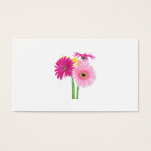 Gerbera Daisys Rosa Visitkort