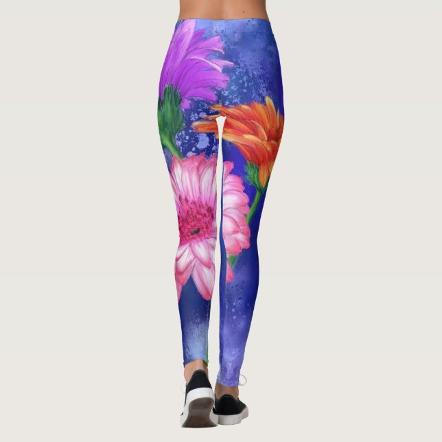 Gerbera Deisies Leggings (Baksida)