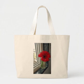 Gerbera designad tote jumbo tygkasse