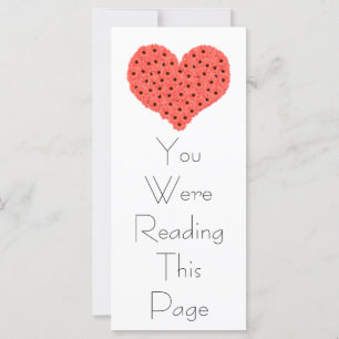 Gerbera Flowers Heart Bookmark-mall