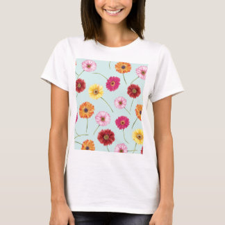 Gerbera,pink,red,orange,yellow  t shirt