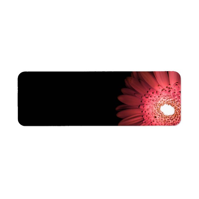 Gerbera Returadress Etikett (Framsidan)