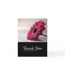 Gerbera Sympathy Tackkort Card 1