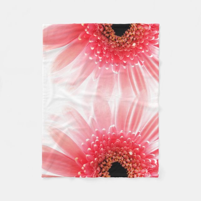 Gerbera Tusenskönor Affisch Fleecefilt (Framsidan)