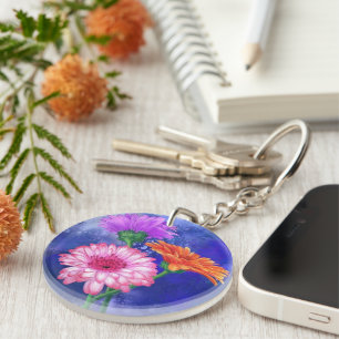 Gerberas Keychain Gift Benice Flowers