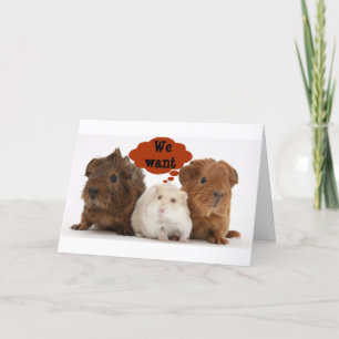 GERBIL ÄR SÅ REDO ATT FÅ "DITT BIRTIDAGAR" KORT