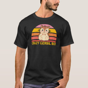 Gerbil Crazy Gerbil Boy Gerbil Älskare Premium T Shirt