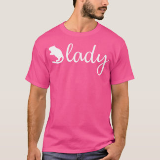 Gerbil Dam for Women Girl Gnawer Pet Mouse T Shirt