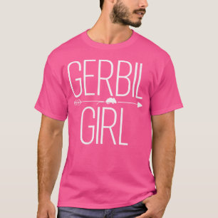 Gerbil Girl for Women Gnawer Pet Mouse Älskare T Shirt