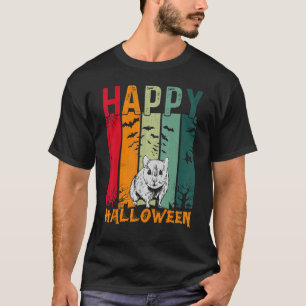 Gerbil Girls Boys Retro Stil Halloween Middag P T Shirt