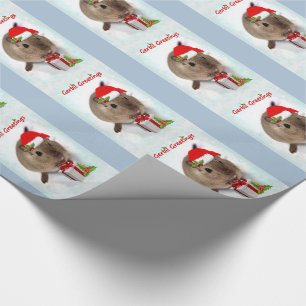 Gerbil Hälsning Wrapping Papper Presentpapper