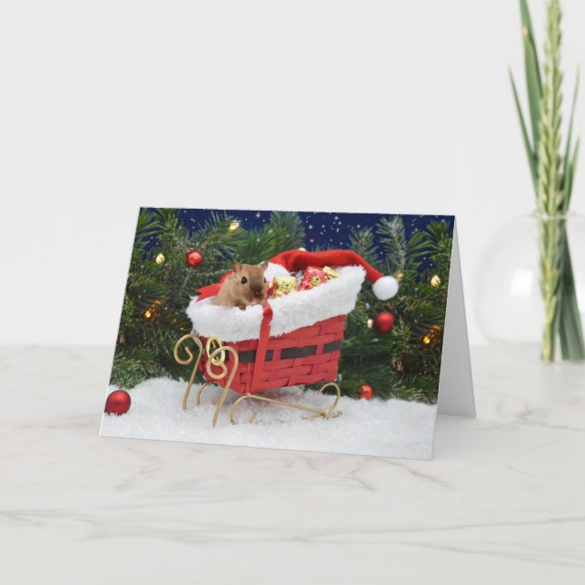Gerbil jul kort (Framsida)