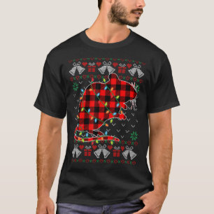 Gerbil Julafton Ljus Ugly God julsötare T Shirt