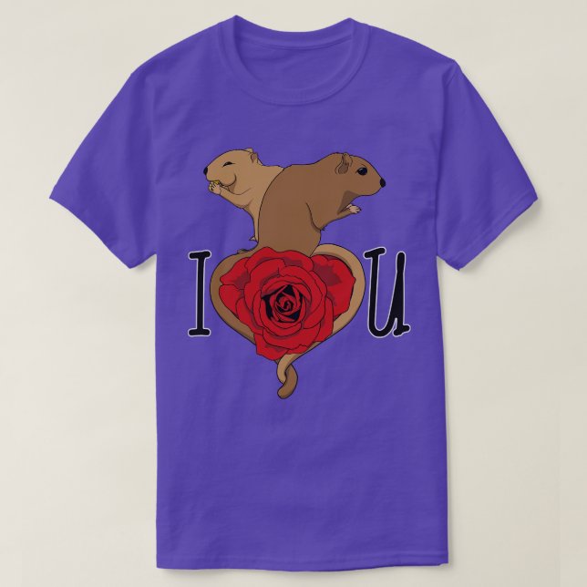 Gerbil kärlek Light T Shirt (Design framsida)
