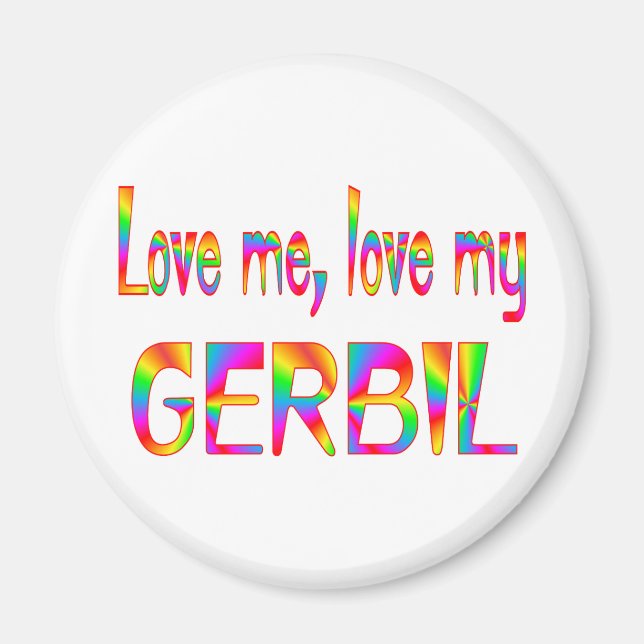 Gerbil Kärlek Magnet (Framsidan)