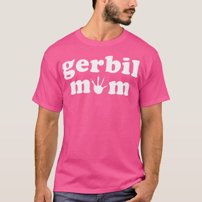 Gerbil Mamma T Shirt (Framsida)