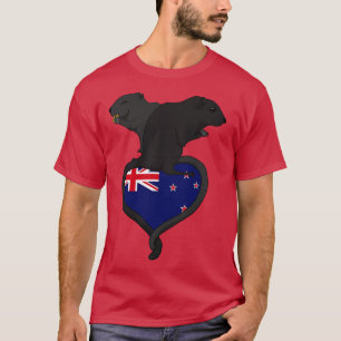 Gerbil New Zealand mörk T Shirt